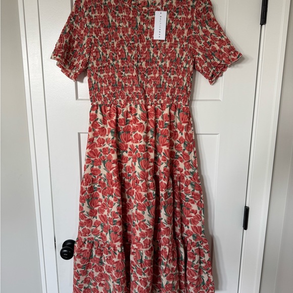 Baltic Born Medium Suzette Smocked Midi Dress - Picture 6 of 7